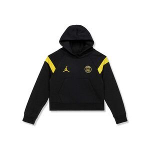 Jordan Girls PSG Fleece Hoodie (Little Kids/Big Kids) Black MD (8-10 Big Kid)